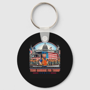 Garge For Trump Team Grabge Vote Trump Funny Garge Keychain