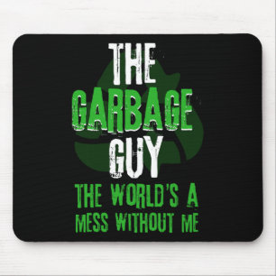 Garge Truck Recycle Waste Trash Collector Earth Da Mouse Pad