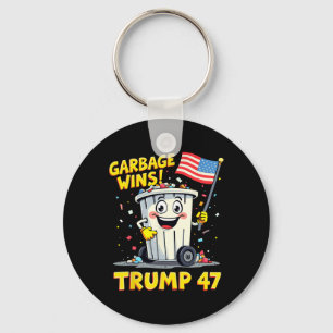 Garge Wins Trump 47 Team Garge For Trump 2024 Elec Keychain