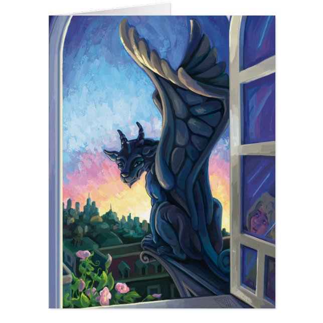 Gargoyle Guardian Imaginaire Art (Devant)