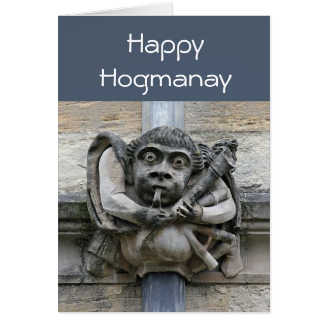 Gargoyle Hogmanay card (Front)