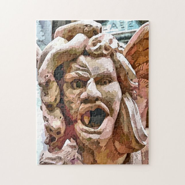 GARGOYLE JIGSAW PUZZLE (Vertical)