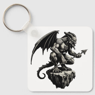 Gargoyle Keychain