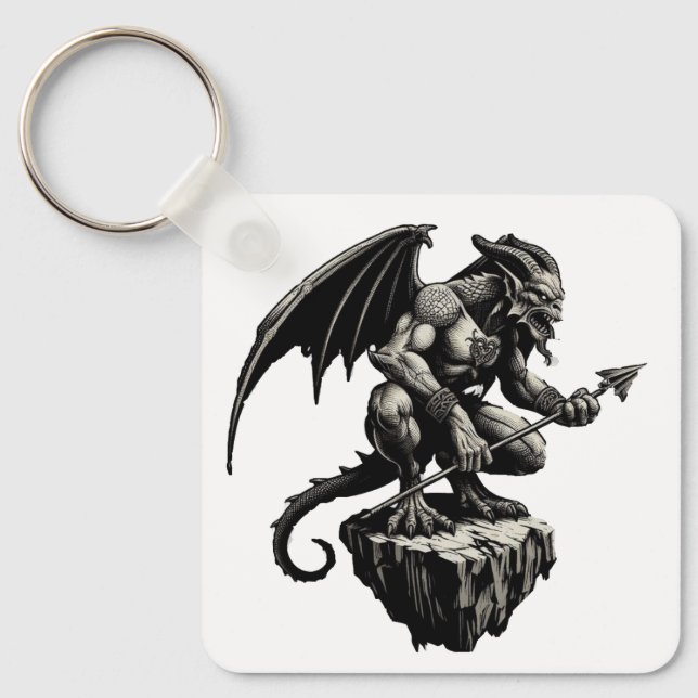 Gargoyle Keychain (Front)