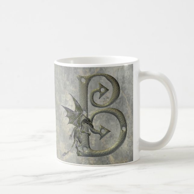 Gargoyle Monogram B Coffee Mug (Right)