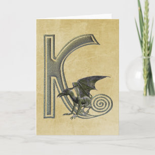 Gargoyle Monogramme K
