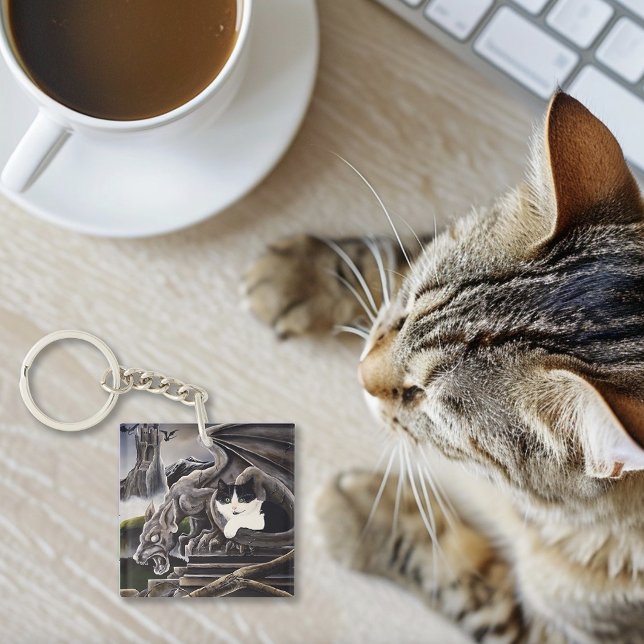 Gargoyle noir blanc (Créateur téléchargé)