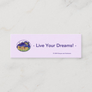 Gargoyle Notre Dame-Paris Dreams Bookmarks (Bulk)  Mini Business Card
