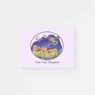 Gargoyle Notre Dame - Paris Dreams Notes 4" x 3"