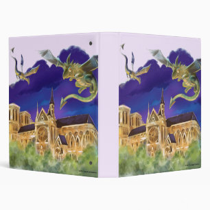 Gargoyle Notre Dame - Paris Scrapbook/Album Binder