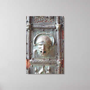 Gargoyle panel from the left door of the portal, 1 canvas print