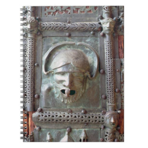 Gargoyle panel from the left door of the portal, 1 notebook