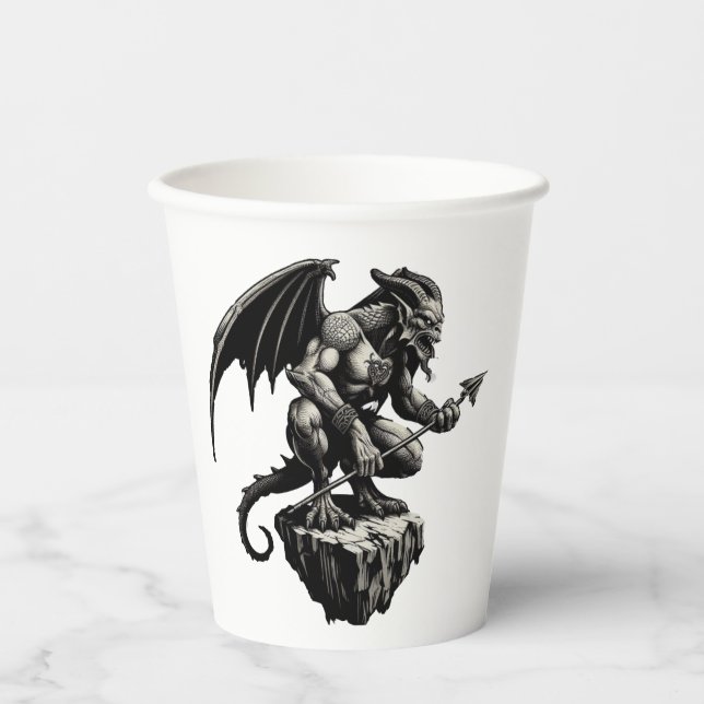 Gargoyle Paper Cups (Front)