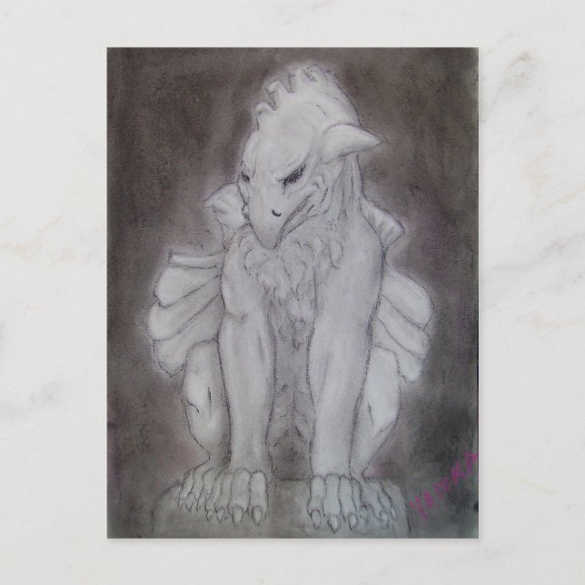 Gargoyle Postcard (Front)