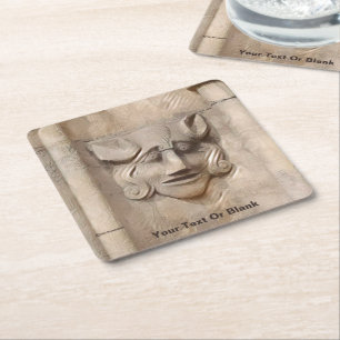 Gargoyle - St. Mary's - Beverley Square Paper Coaster