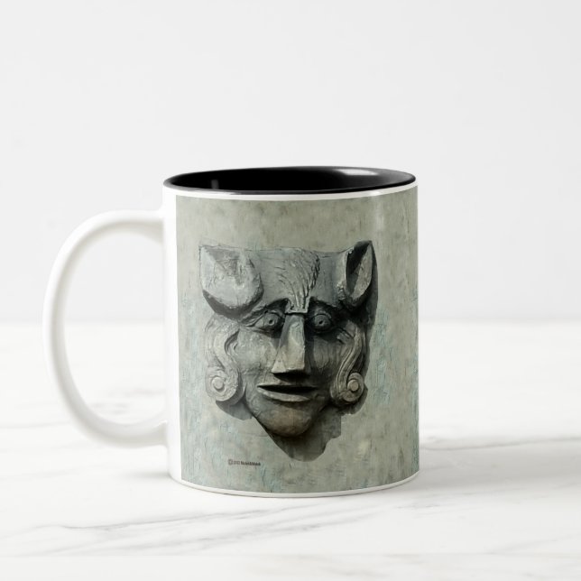 Gargoyle - St. Mary's - Beverley Two-Tone Coffee M Mug (Left)