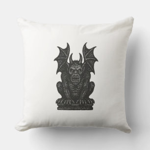 Gargoyle Throw Pillow