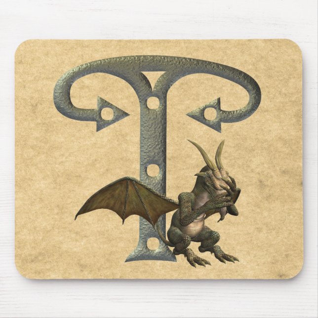 Gargoyles Monogram T Mouse Pad (Front)