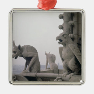 Gargoyles on the balustrade of the Grande Metal Ornament