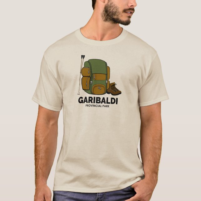 Garibaldi Provincial Park Backpack T-Shirt (Front)