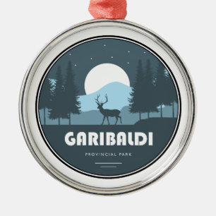 Garibaldi Provincial Park Deer Metal Ornament
