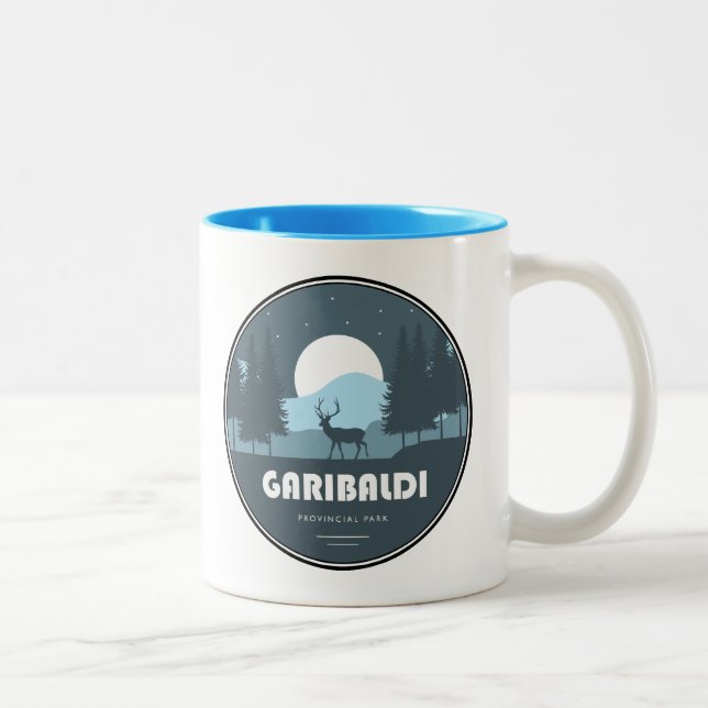 Garibaldi Provincial Park Deer Two-Tone Coffee Mug (Right)