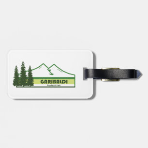 Garibaldi Provincial Park Green Stripes Luggage Tag