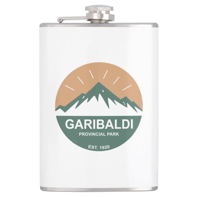 Garibaldi Provincial Park Hip Flask (Front)