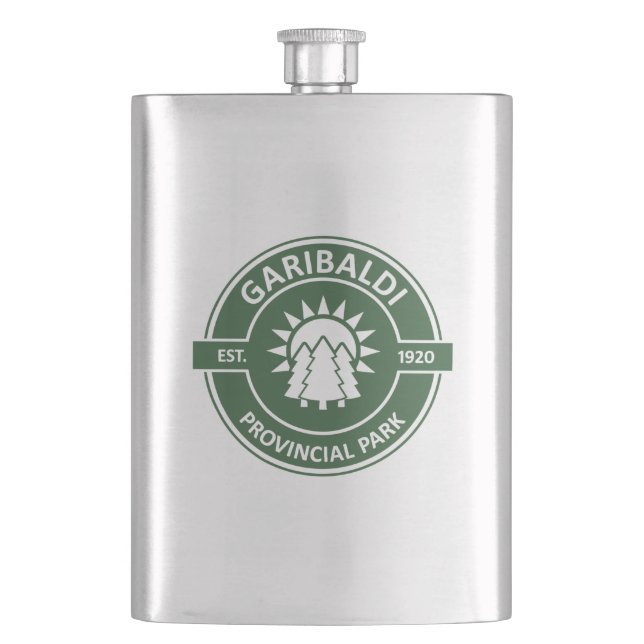 Garibaldi Provincial Park Hip Flask (Front)