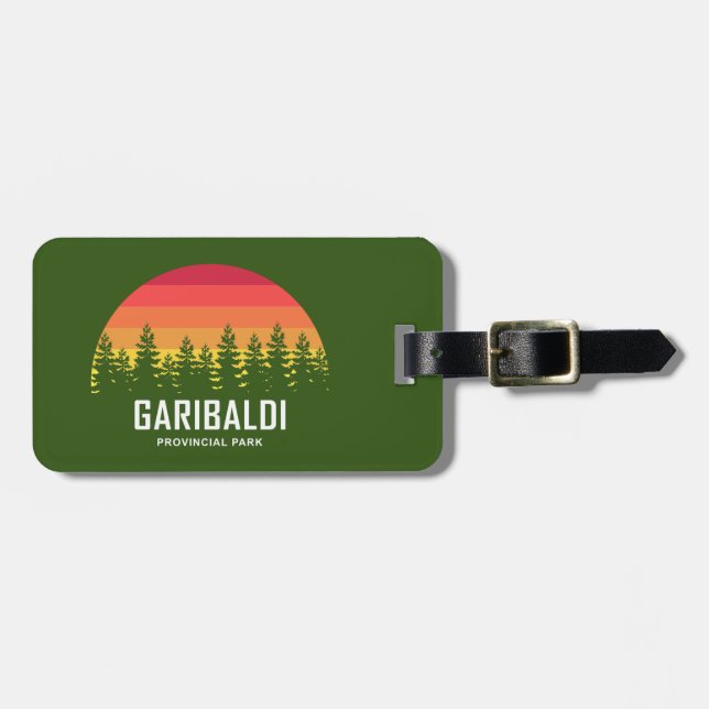 Garibaldi Provincial Park Luggage Tag (Front Horizontal)