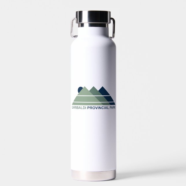 Garibaldi Provincial Park Mountain Sun Water Bottle (Front)