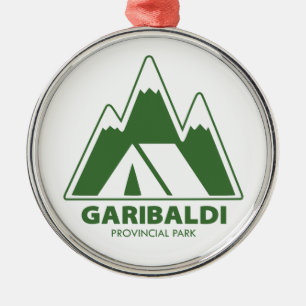 Garibaldi Provincial Park Mountains Camping Metal Ornament