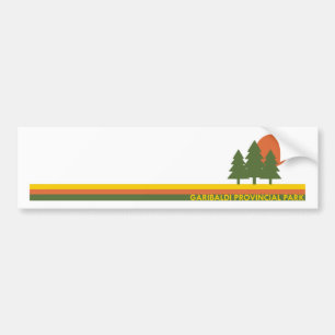 Garibaldi Provincial Park Pine Trees Sun Bumper Sticker