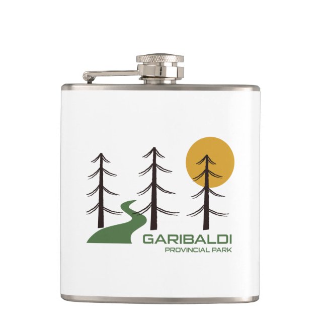 Garibaldi Provincial Park Trail Hip Flask (Front)
