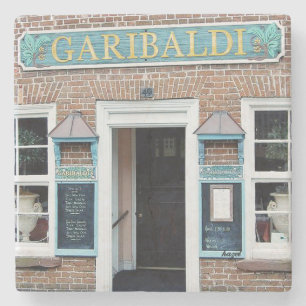 Garibaldi's Charleston, SC Marble Stone Coaster. Stone Coaster