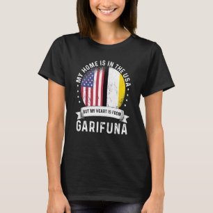 Garifuna American Patriot Grown Proud Home USA Fla T-Shirt