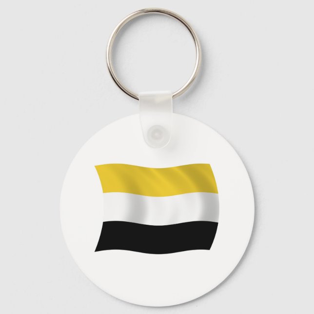 Garifuna Flag Keychain (Front)