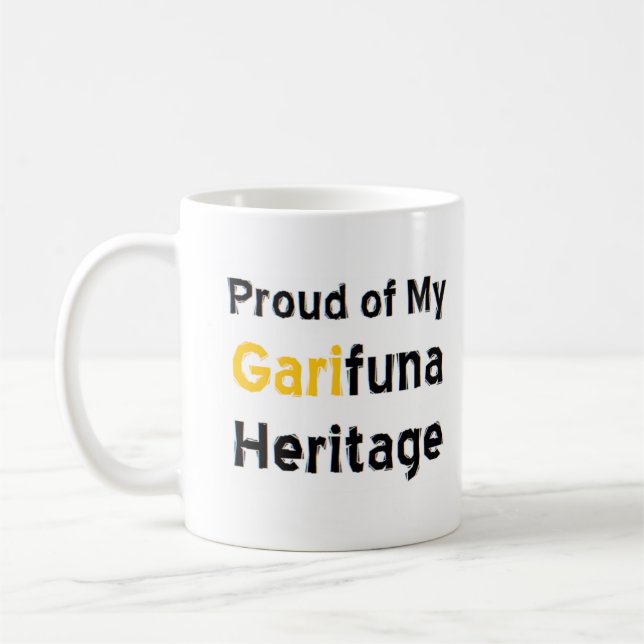 garifuna heritage coffee mug (Left)