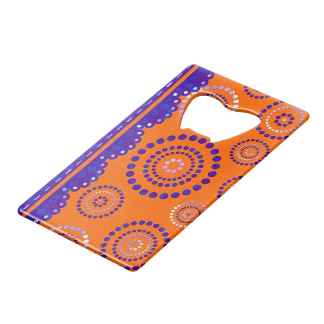 Garland ARTdeco violet bleu + votre couleur de dos (Devant Angle)