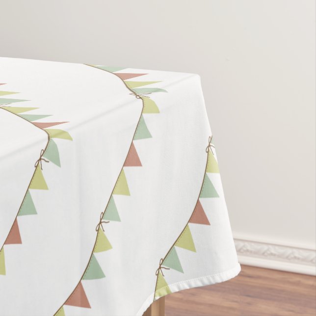 Garland banner tablecloth (In Situ)