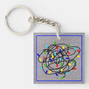 Garland Christmas Lights-87878 Keychain