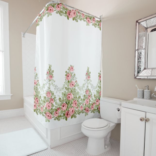 Garlands of Elegant Blue Victorian Roses (In Situ)