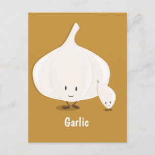 Garlic and Clove characters Postcard
