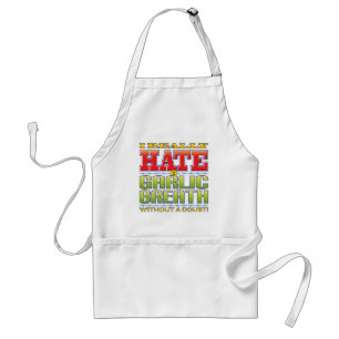 Garlic Breath Hate Face Standard Apron