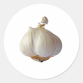 Garlic Bulb Classic Round Sticker