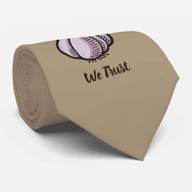 Garlic Bulb Neck Tie (Rolled)