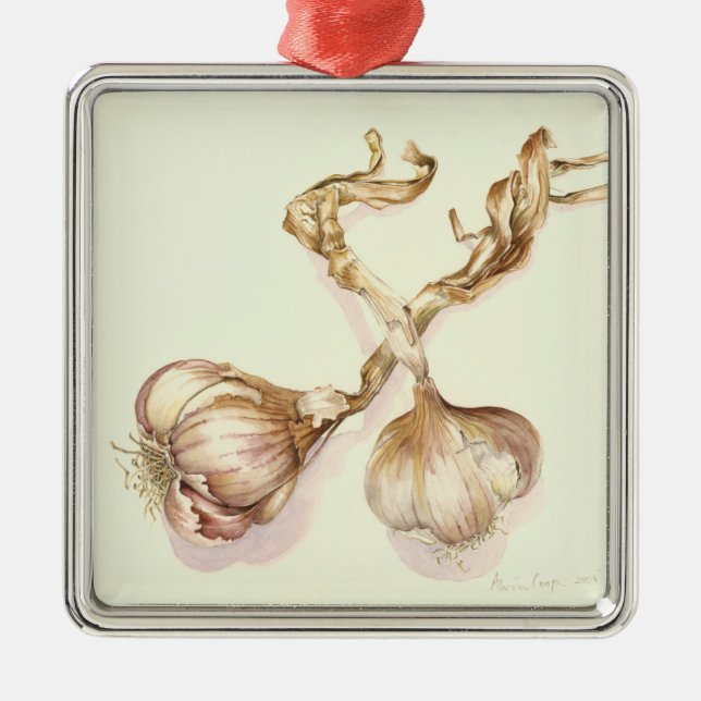 Garlic bulbs 2005 metal ornament (Front)