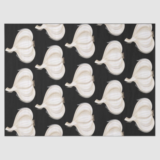 Garlic Bulbs Tissue Paper (Front)