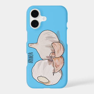 Garlic cartoon illustration