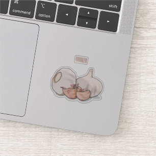 Garlic cartoon illustration  